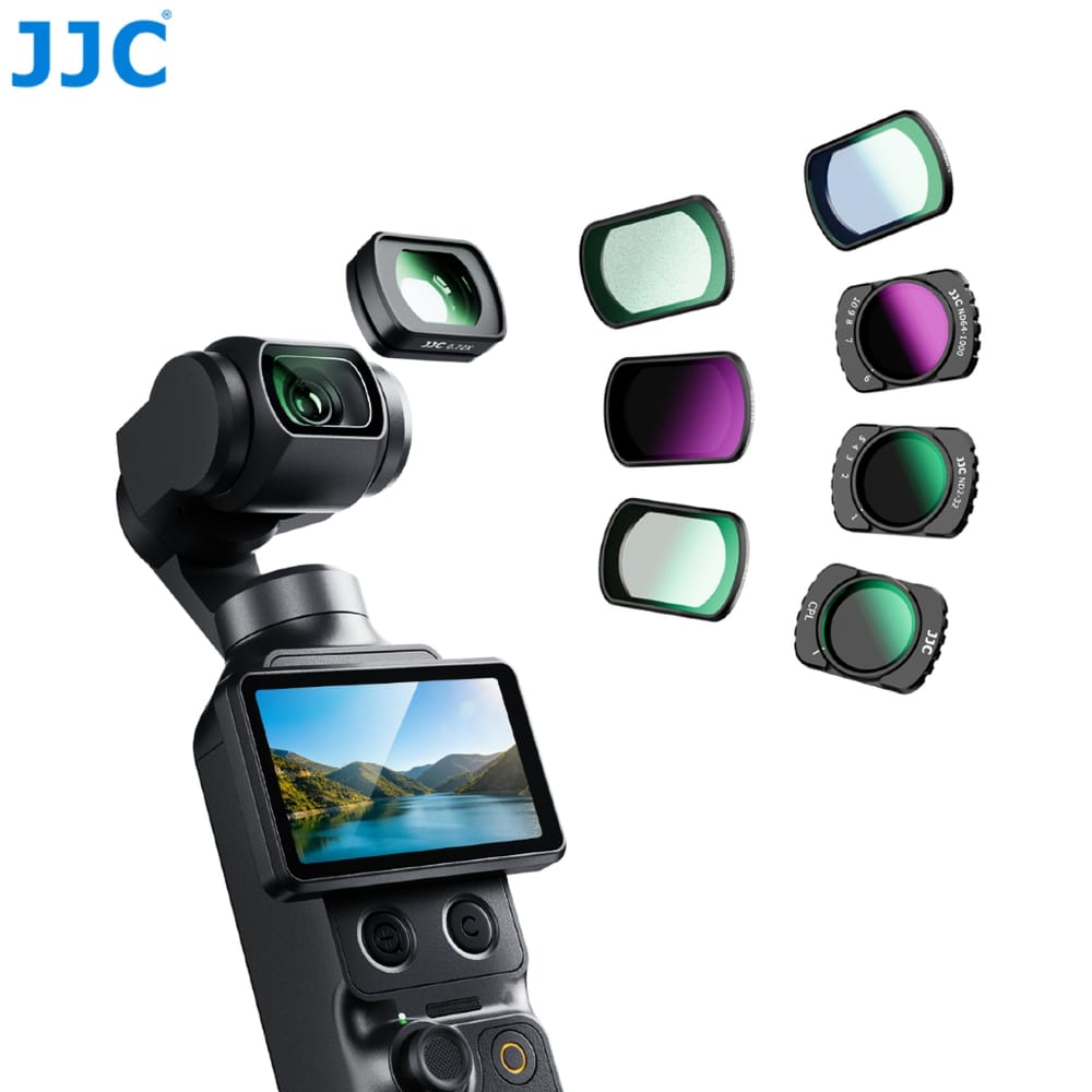 JJC 磁吸濾鏡 大疆DJI Osmo Pocket 4 Pocket 3 黑柔 增廣鏡 UV ND CPL 可調ND