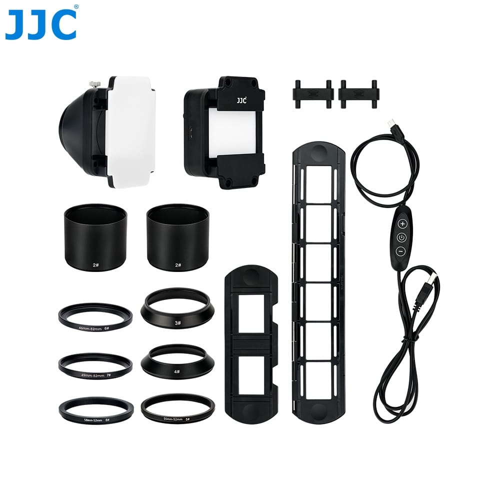 JJC 底片翻拍器及LED補光燈套裝 底片轉數位 35mm底片 公司貨