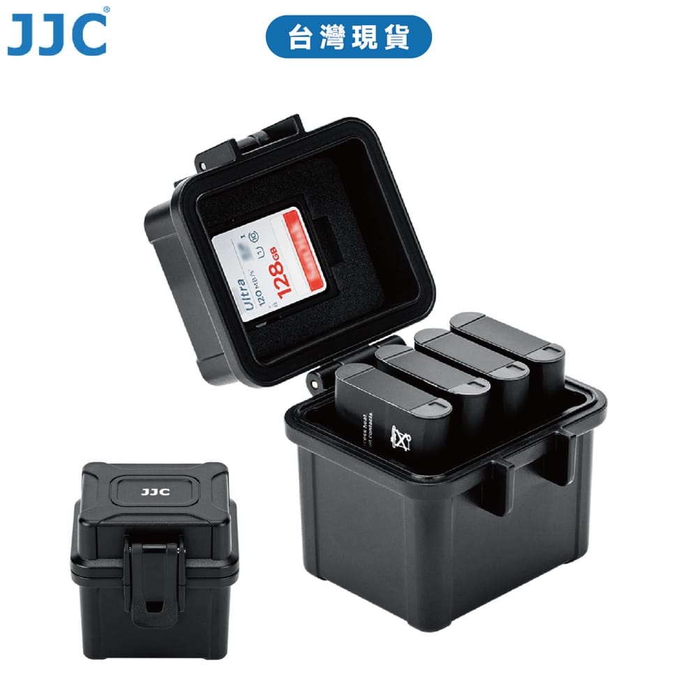 JJC 相機電池收納盒 可收納4顆理光GR3/GR3X電池  LI-90B 收納SD Micro SD 記憶卡 台灣現貨