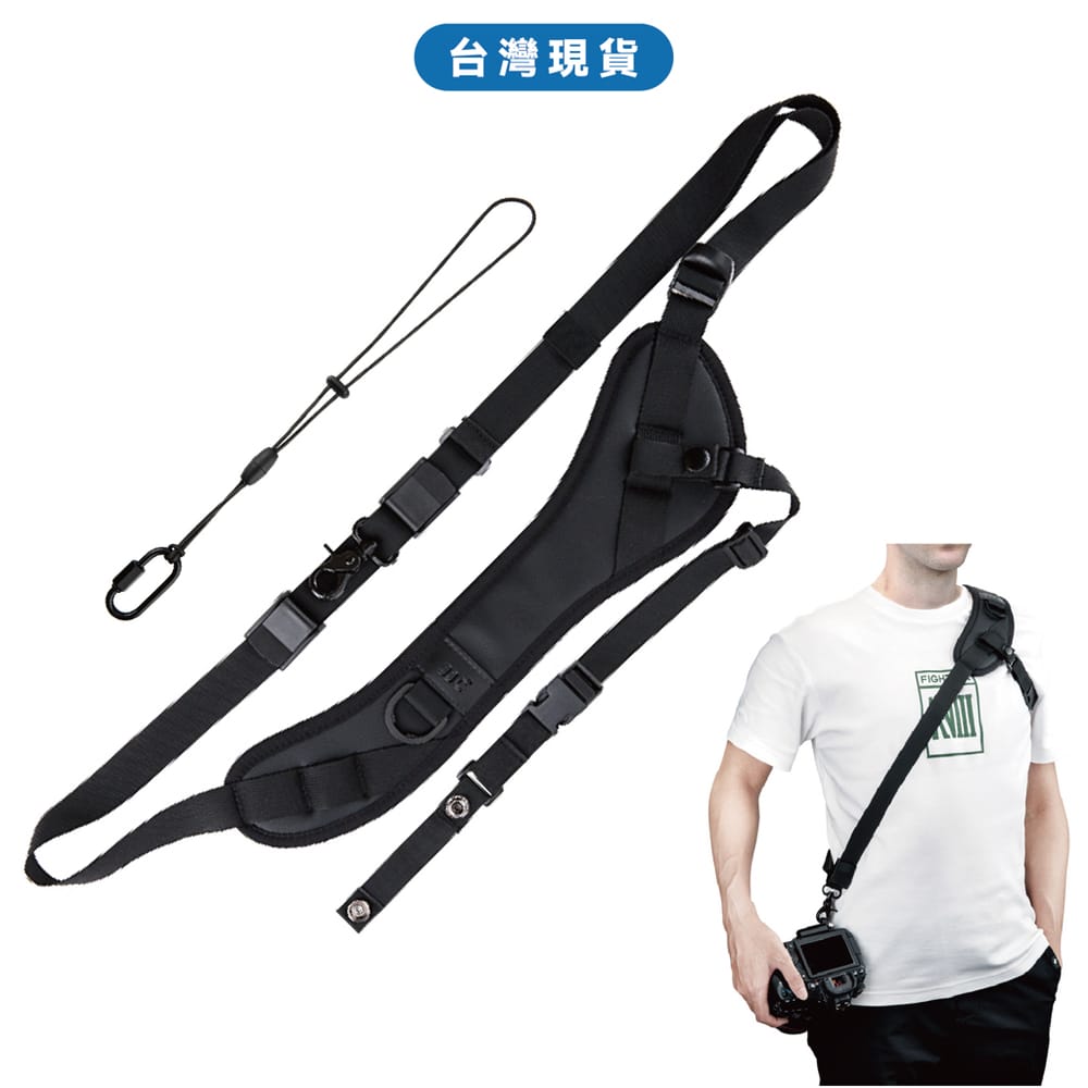 JJC 快攝肩帶 專為單眼與微單相機設計 斜挎式肩帶為攝影用戶設計 可搭配JJC手腕帶 台灣現貨