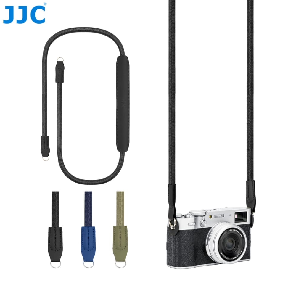 JJC 相機背帶 高密度織帶 仿皮革肩墊 適用多種相機 多色選擇 115cm 公司貨